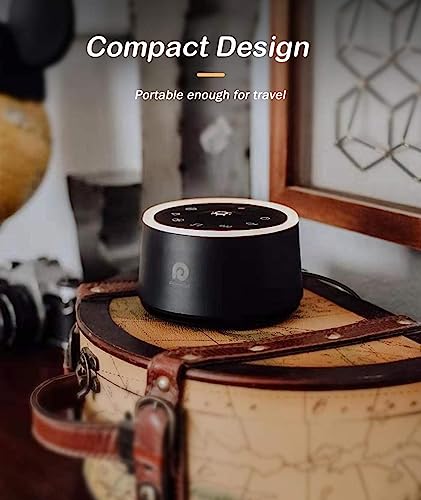 Image of Dreamegg White Noise Machine - Sound Machine for Adult Baby Kid, Noise Machine for Sleeping with 24 Calming Sound, Ambient Nightlight, Continuous or Timer, Loud Sleep Machine for Home Nursery Office
