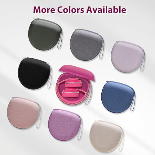 Image of Headphone Headset Case for Beats /JBL /JLab /TOZO /BERIBES /Picun /KVIDIO Noise Cancelling Over-Ear Foldable Headphone (Rose)