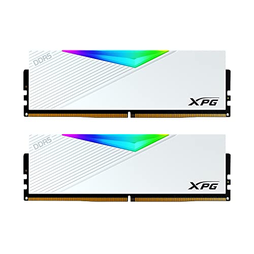 Image of ADATA XPG Lancer RGB 16GB (1 * 16 GB) DDR5 6000 MHz CL 40-40-40 U-DIMM Desktop Memory RAM - AX5U6000C4016G-CLARWH (White)