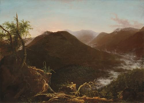 XcBAIHOUD Reproducción de lienzo Mural Pintura Cuadros Popular Alba nelle Catskills di Cole para Decoración de Paredes 60x90cm
