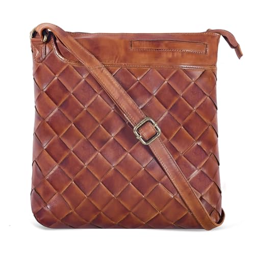Image of Leather Crossbody Bags for Women - Ladies Sling Handbags - Medium Cross body Purses Handbags - Purses For Women