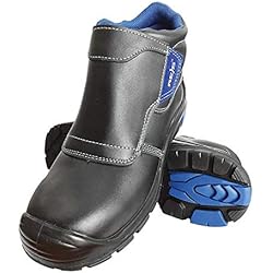 Zapato De Soldador REIS BCH-DREZNO-S3_42 Composite Power - Zapatos de Seguridad para Soldador, Color Negro y Azul, Talla 42