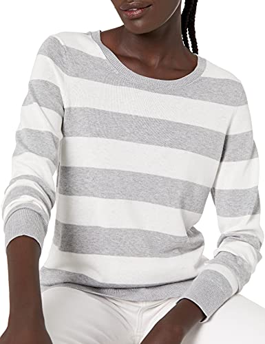Image of Amazon Essentials Women's Long-Sleeve Lightweight Crewneck Sweater, Flattering (Available in Plus Size)