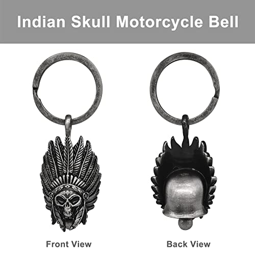 Dream Apparel Motorcycle Bell Guardian Angel Drive Away Gremlin, Biker Bell for Men Women Rider Riding, Good Luck Gift