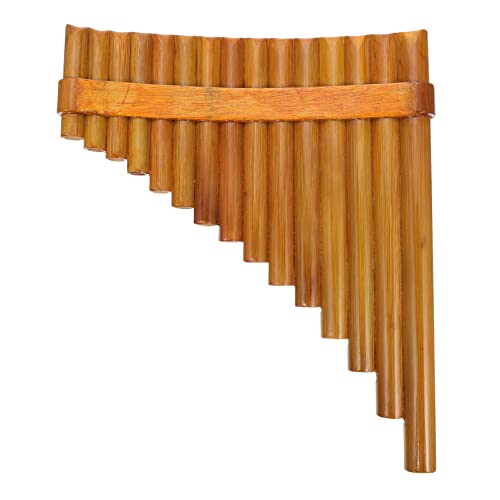 Pan Flauta G Tecla Instrumento: Mão Direita 15 Tubos Chinês Tradicional Instrumento Musical Pan Tubu