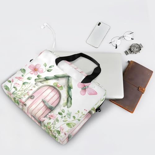 Funda para portátil ALAZA con diseño acuarela flores y mariposas miniatura 7