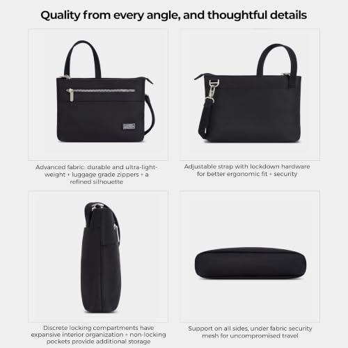Image of Travelon Women's Anti-Theft Heritage Small Crossbody Cross Body Bag