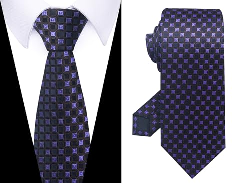 Image of Passabin Tie For Men Necktie Woven Jacquard Neck Ties Set 6 PCS