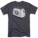 Battlestar Galactica Frakkin Toaster Cylon Charcoal Adult Mens T Shirt Size XXL