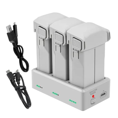 �݊���������܂�Mini 3 Pro Mini 3 �o�b�e���[�v���X 3950mAh+3�E�F�C�[�d�n�u �o�b�e���[�[�d�o�g���[ DJI Mini 3/Mini 3 PRO �A�N�Z�T���[�ɑΉ�(3 Pcs Battery)