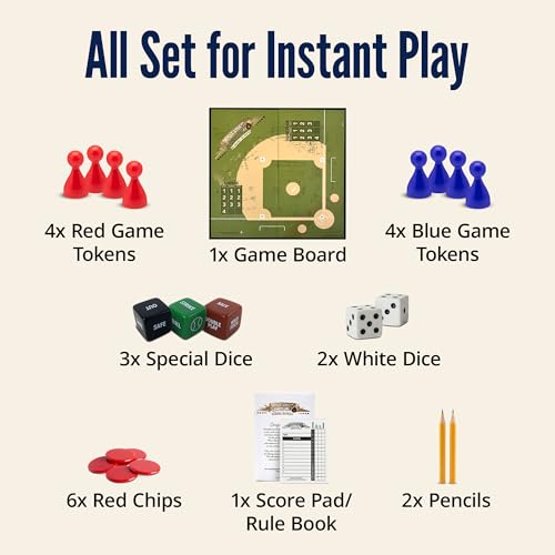 Juego de mesa de béisbol para niños y adultos miniatura 3