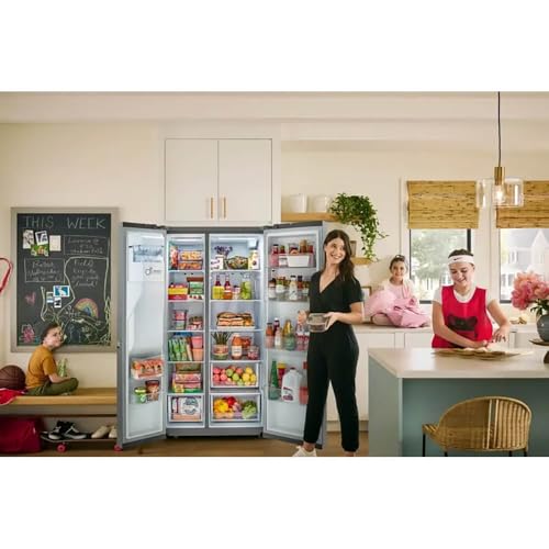 LG LRSXC2306S 23 Cu. Ft. Stainless Counter Depth Side-by-Side Refrigerator on Fridge.com
