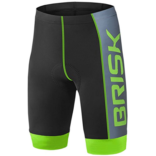 Brisk Bike MTB Shorts Padded (X-Large, Rojo Negro) miniatura 2