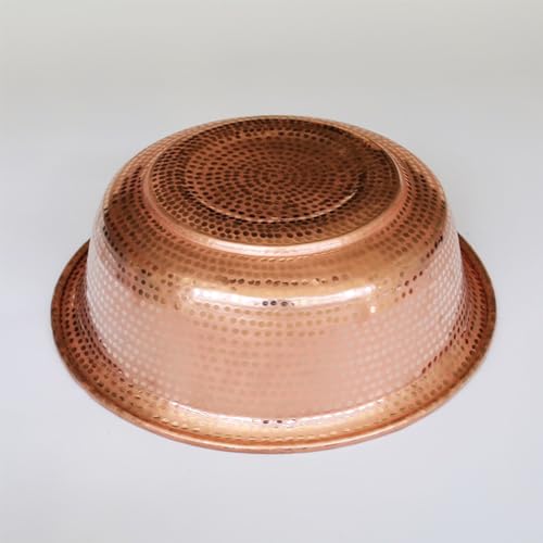 Bacinilla de cobre pura artesanal para spa de pies 41cm miniatura 4