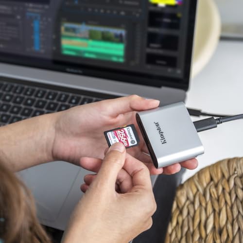 Image of Kingston Canvas React Plus 64GB SD Card | SDXC UHS-II | 300R /260W U3 V90 | Full HD /4K /8K | SDR2 /64GB