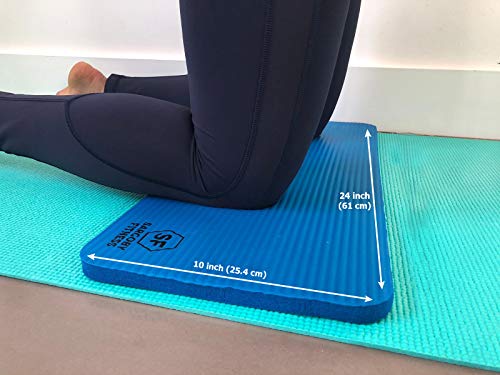Image of Yoga Knee Pad 0.6 inch Thick Pilates Yoga Knee Pad Cushion your knees Also support Elbows Forearms