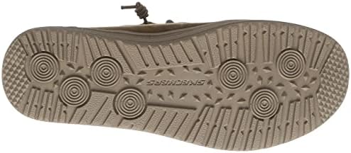 Skechers Men's Moc Toe Bungee Lace Slip On Loafer, Desert, 7 | Image 3