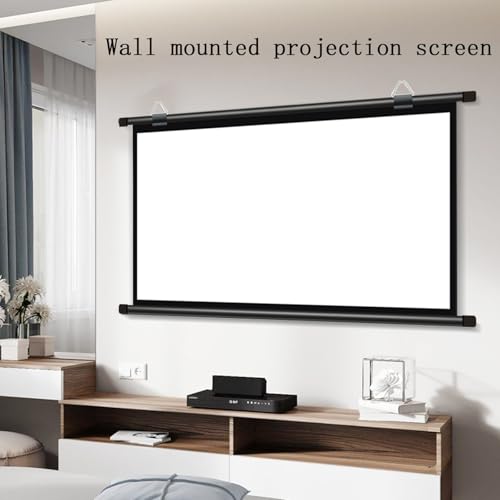 Pantalla de proyección manual de 72 pulgadas 4:3/16:9 miniatura 2