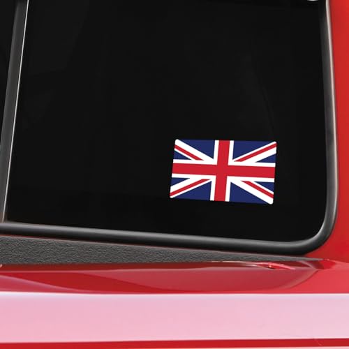 Image of World Country Flag Decal Stickers - Two Pack - for Cars Windows Bumpers Laptops Tablets Tumblers Cups Walls (Great Britain)