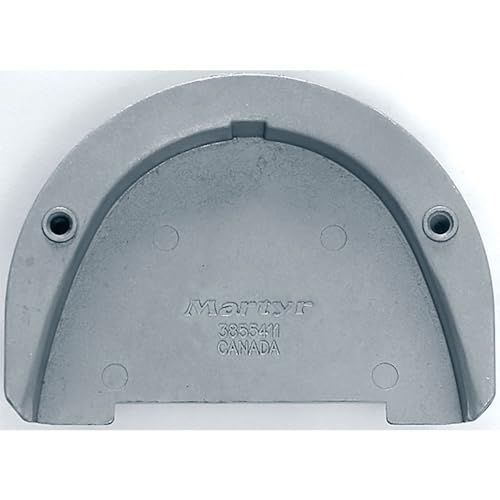 Martyr CM3855411A, Aluminum Alloy Volvo Penta Transom Plate Anode for SX drive