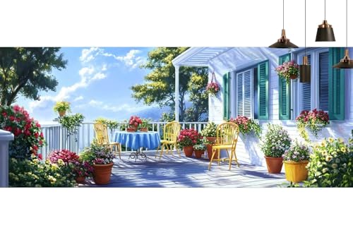 Broderie Diamant Kit Complet Fleur XXL 80x160cm M342