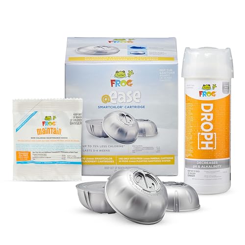 Image of FROG @ease Replacement SmartChlor Cartridges, pH & TA Decreaser Bundle