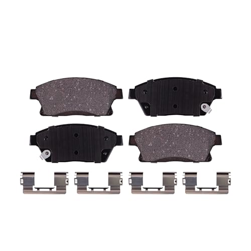 Image of Detroit Axle - Front Brake Pads for Chevrolet Cruze Orlando Trax Volt Buick Verano Encore Cadillac ATS, Ceramic Brake Pads Replacement