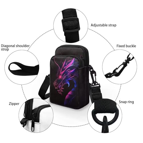 Double Layer Small Shoulder Bag Cross-Body Bags with Removable Shoulder Strap4