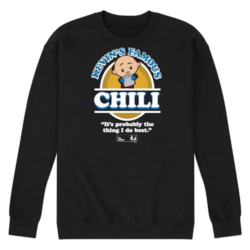 HYBRID APPAREL The Office - Kevins Chili Cute - Men's Crew Neck Fleece Pullover