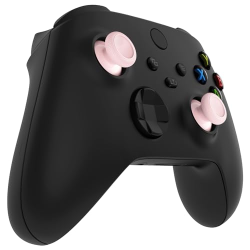 Image of eXtremeRate Replacement Thumbsticks for Xbox Core Wireless Controller, Joysticks Repair Kit for Xbox Series X /S Controller, Custom Analog Stick Buttons for Xbox One S /X /Elite - Cherry Blossoms Pink
