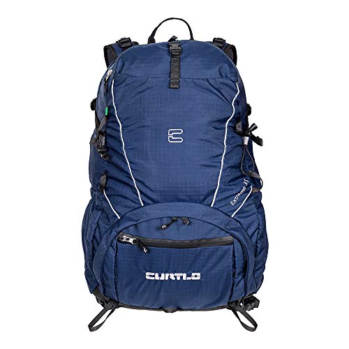 Mochila Multiuso Extreme 35L Com Rain Cover Curtlo Unissex Azul Marinho