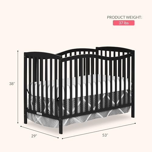 Image of Dream On Me Chelsea 5-in-1 Convertible Full Size Baby Crib, GREENGUARD Gold
