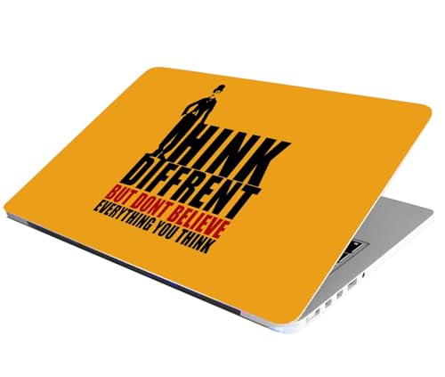 Image of Full Laptop Skin Stickers HD Quality Sticker for Laptops Upto 15.6 inch (Dustproof|Waterproof|Scratchproof|Reusable) - Think DIF YL FL1