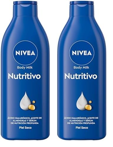 NIVEA Body Milk Nutritivo (1 x 250 ml), leche corporal que...