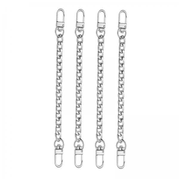 Bnf® 2x4Pieces Metal Flat Chain & Purse Strap Extender/Chain Strap Accessory Silver Clothing, Shoes & Accessories | Womens Handbags & Bags | Handbag Accessories-image-46