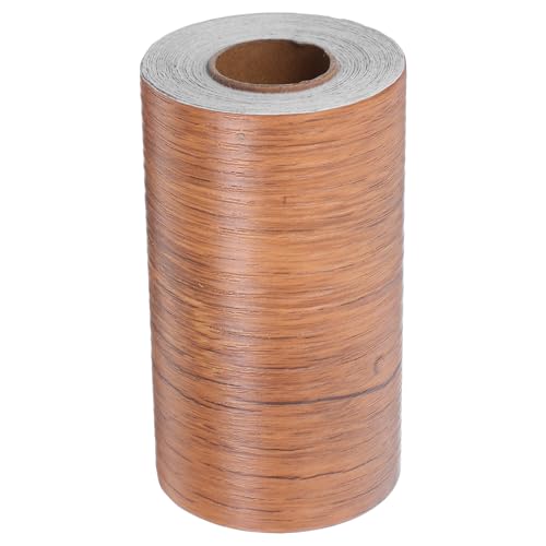 NOLITOY Cinta Autoadhesiva de Vetas de Madera 10 M PVC Robusta para Decoración de Muebles, Borde de Papel Pintado y Reparación en Cocina y Baño