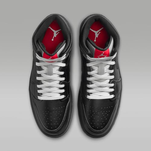 Black & White Wolf Grey Air Jordan 1 Mid SE4