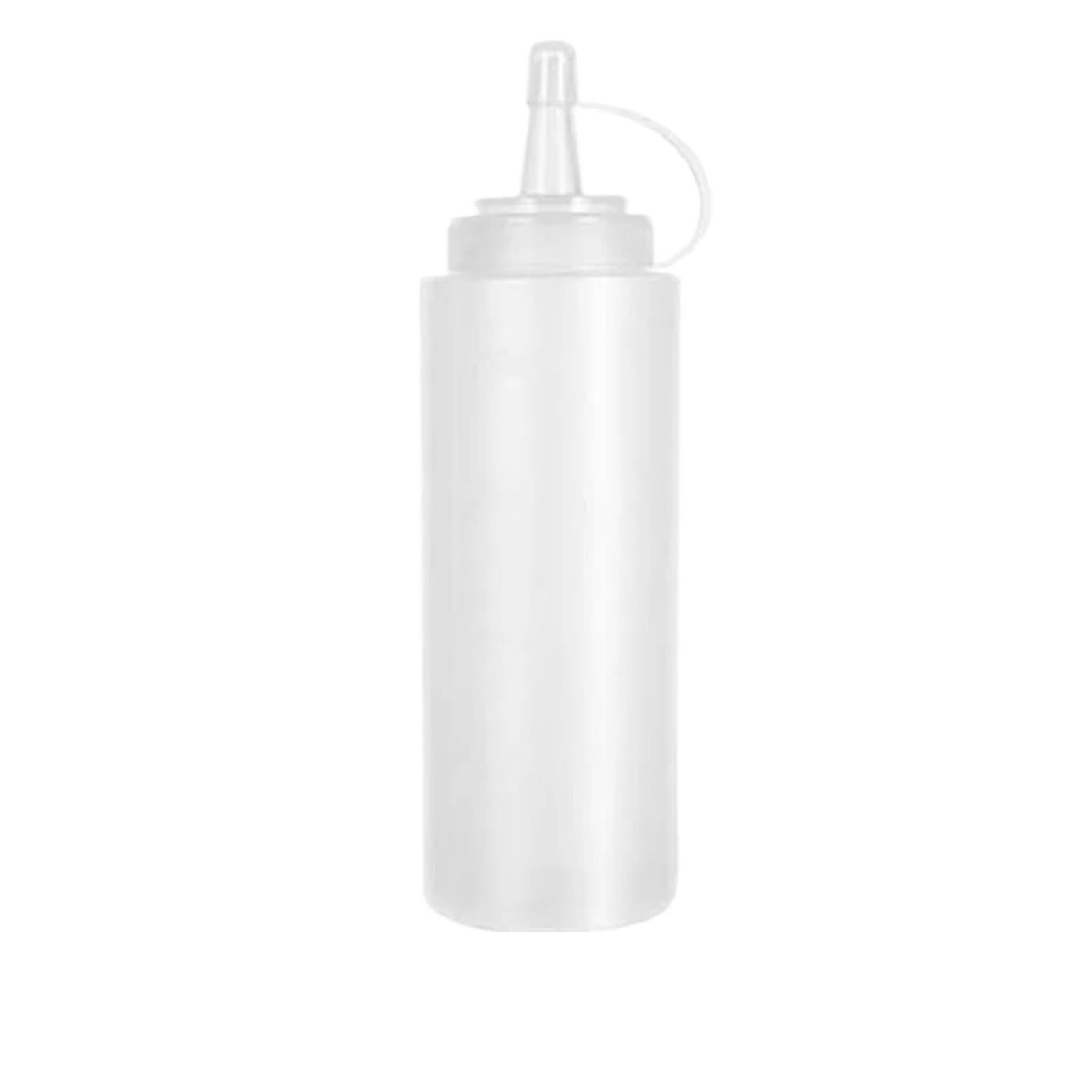 10 pezzi grandi bottiglie di condimento spremute con ugelli Ketchup Salse for barbecue Bottiglia olio d'oliva Dispenser Salsa Gadget da cucina per Condimenti(680ml)