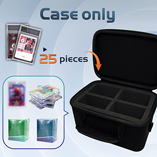 XLHVTERLI Graded Card Case Storage Box Fits for 25 Graded Sports Trading Cards, Slab Card Holder Organizer for FGS CSG, BGS - Image 4