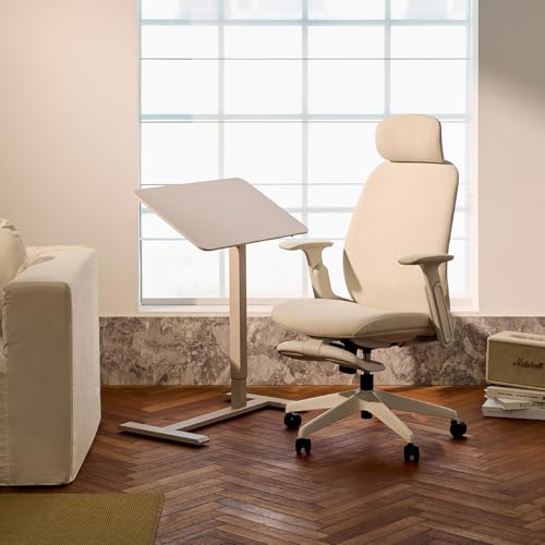 Image of TopJob AnyDesk Nest Pro Sit Standing Desk, Portable Folding Stand Desk with Hidden Wheels, Computer Workstations, Home Use, Couch Side Table, Bedside Table, Kitchen Prep Table, Cordless (Mint)