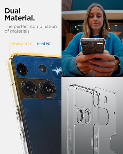 Image of Spigen Ultra Hybrid | Nothing Phone (3) Case [Transparent] [Air Cushion Protection] Nothing Phone 3 Back Cover | TPU+PC - Crystal Clear