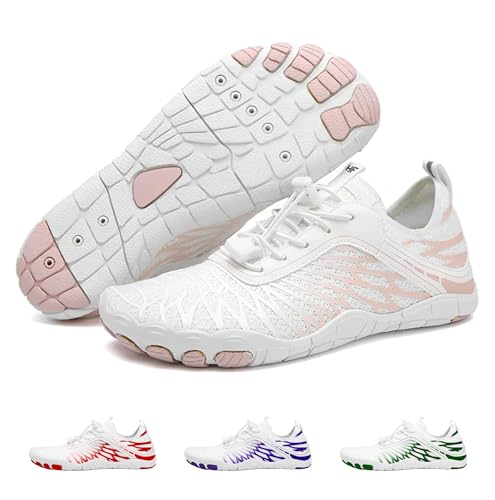 Hike Footwear HF Signature Barefoot Shoes for Women & Men - Breathable Wide-Toe Non-Slip Minimalist Athletic Footwear for Walking, Running, Hiking, and Daily Wear - hiking boots wide toe box shoes women