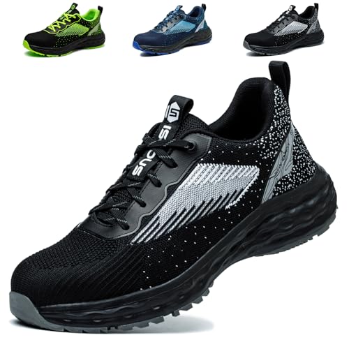 ISOOUS Sicherheitsschuhe Herren Arbeitsschuhe Damen Leicht...