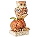 Enesco Jim Shore Heartwood Creek Harvest Owl on Pumpkin Figurine, 6.1