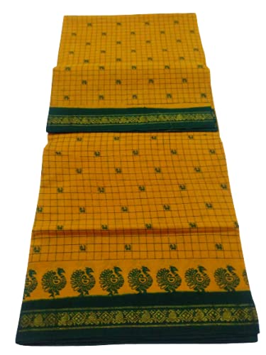 Yellow Green Checked Summer Season...