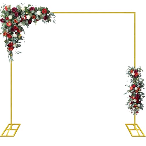 9.8FTx9.8FT Wedding Arch Backdrop Stand Square Metal Rectangular Arch Frame