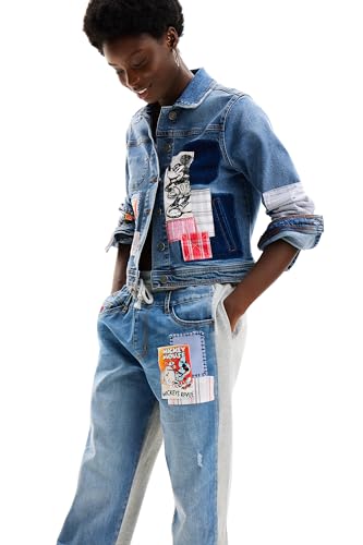 Desigual Women's Mickey Mouse Jogger Jeans3