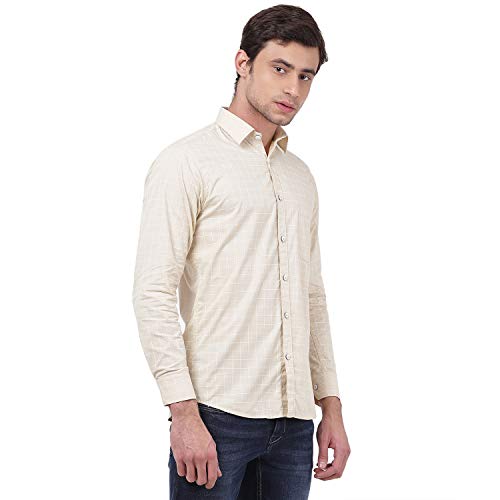 Image of TAHVO Men's Regular Fit Long Sleeves Cotton Formal Shirt