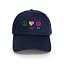 Navy | Peace, Love, Golf Baseball Hat