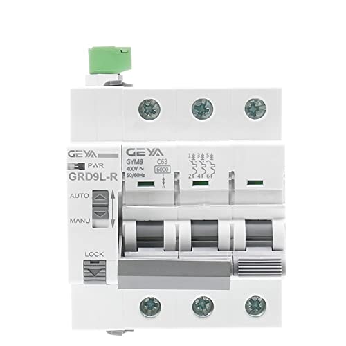 Disjoncteur GRD9L-R GYM9 3P MCB 25A avec réenclencheur automatique Rail Din DC24V-48V